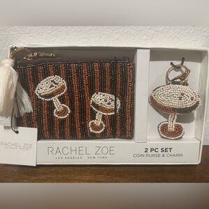 Rachel Zoe Espresso Martini Beaded Coin Purse Set